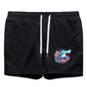 Hai - Badeshorts - Schwarz - Vorne - AI Model Male 185 light (185cm)