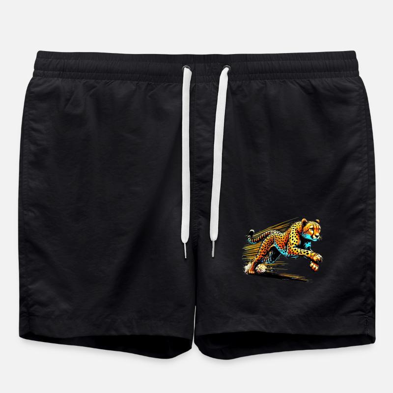 Cheetah - Swim Trunks - black