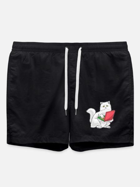 Pizza Chat Persan - Short de bain - noir