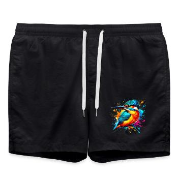 Martin-pêcheur - Short de bain - noir - Devant - AI Model Male 185 light (185cm)