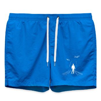 Plane Spotter - Swim Trunks - cobalt blue - Front