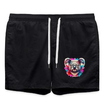 Koala - Swim Trunks - black - Front - AI Model Male 185 light (185cm)