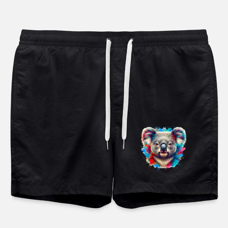 Koala - Swim Trunks - black