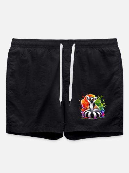 Lémurien - Short de bain - noir