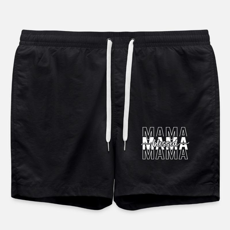 Mom - Swim Trunks - black