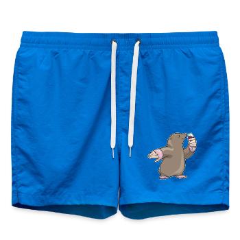 Mole Red Wine - Swim Trunks - cobalt blue - Front