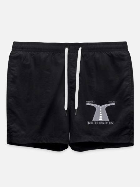 Philippinen oder Thailand Geschiedener Mann über 50 - Badeshorts - Schwarz