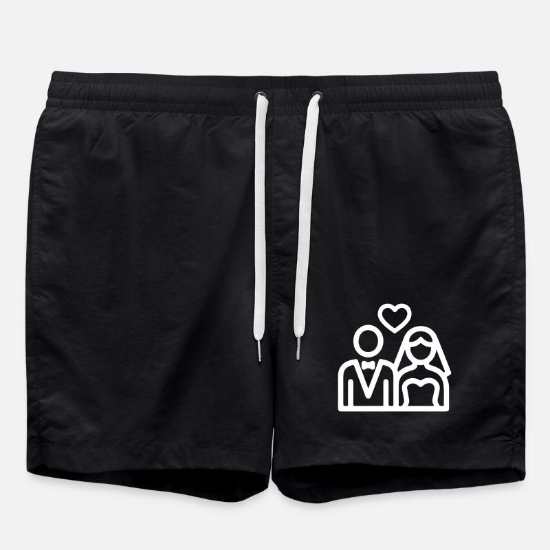 Mariage des mariés - Short de bain - noir