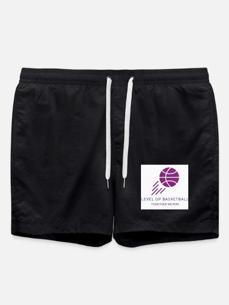 Level Up Basketball - Swim Trunks - black