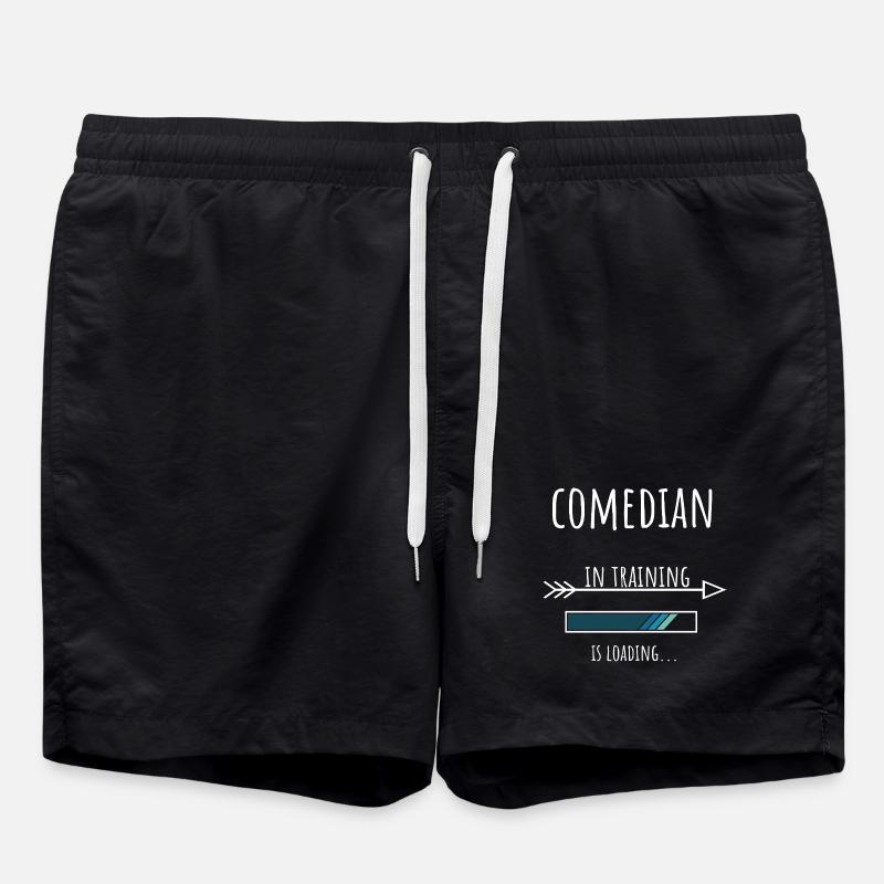 Comedian Gift Profession Training Comedian - Swim Trunks - black