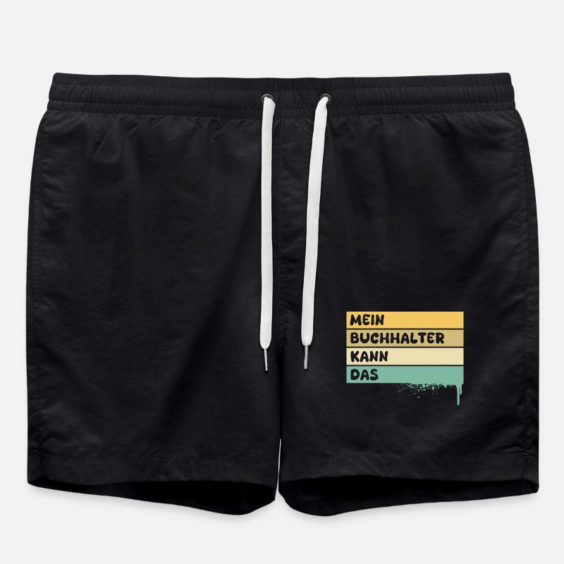 Beruf Buchhalter - Badeshorts - Schwarz