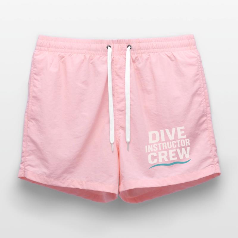 Scuba Instructor Dive Crew Pride Teaching Swim Trunks