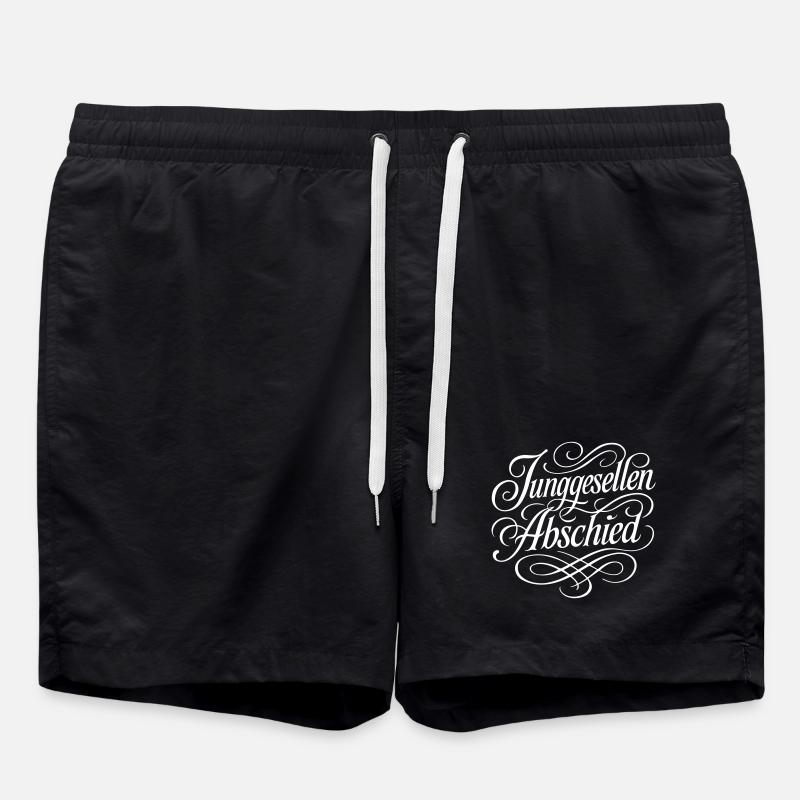 Bachelor party - Swim Trunks - black