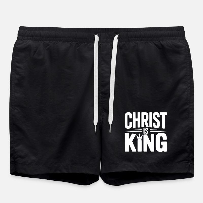 Christ is King - Swim Trunks - black