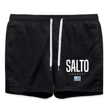 Salto Uruguay Uruguayan - Swim Trunks - black - Front - AI Model Male 185 light (185cm)