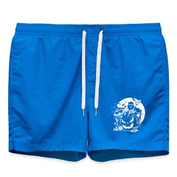 Lustige gruselige Halloween Gesellen in der Nacht - Badeshorts - Cobalt blue - Vorne
