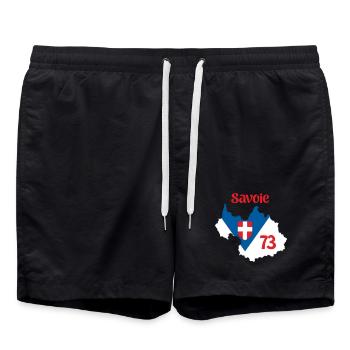 Savoie 73 - Short de bain - noir - Devant - AI Model Male 185 light (185cm)