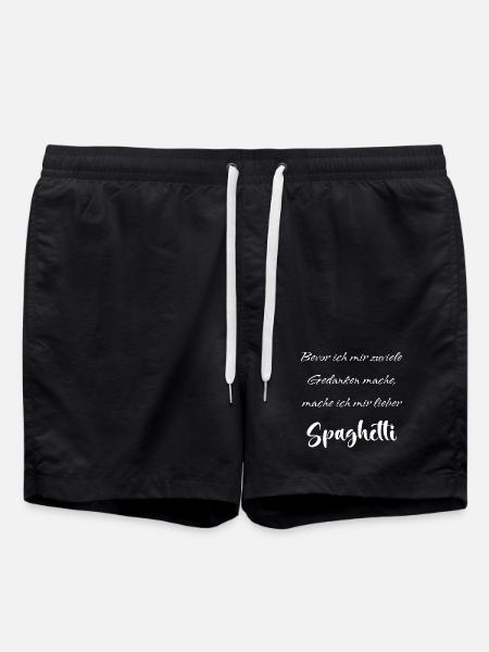 Thought spaghetti - Swim Trunks - black