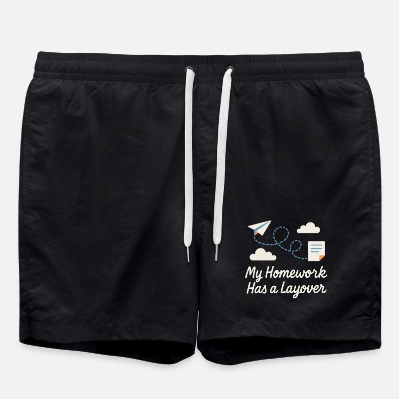 Digital - Swim Trunks - black
