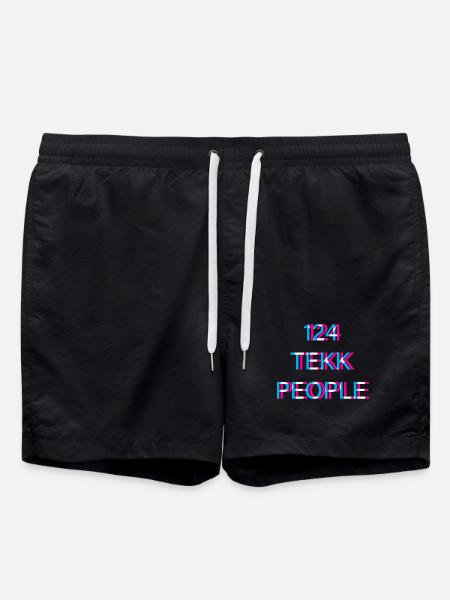 Hardtekk Tekk - Swim Trunks - black