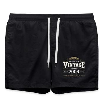 17e anniversaire Millésime décembre 2008 - Short de bain - noir - Devant - AI Model Male 185 light (185cm)