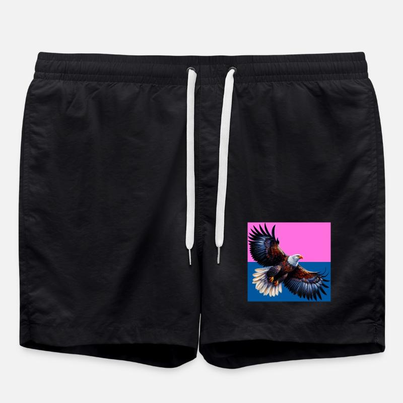 eagle - Swim Trunks - black