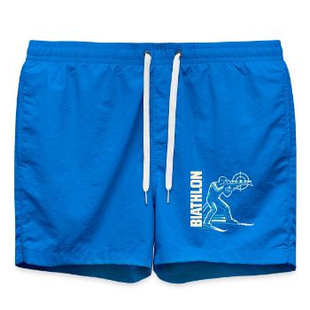 Biathlon Passion Liebhaber Geschenk - Badeshorts - Cobalt blue - Vorne