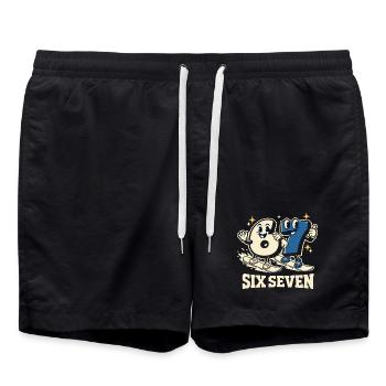 67 Six Seven Snowboard Winter Sports Cadeau - Short de bain - noir - Devant - AI Model Male 185 light (185cm)