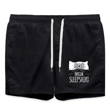 Chemise de nuit Koala - Short de bain - noir - Devant - AI Model Male 185 light (185cm)
