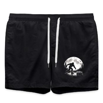 Bigfoot Bowling - Short de bain - noir - Devant - AI Model Male 185 light (185cm)
