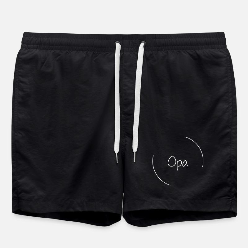 Grandfather - Swim Trunks - black
