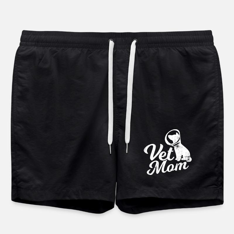Maman vétérinaire - Short de bain - noir