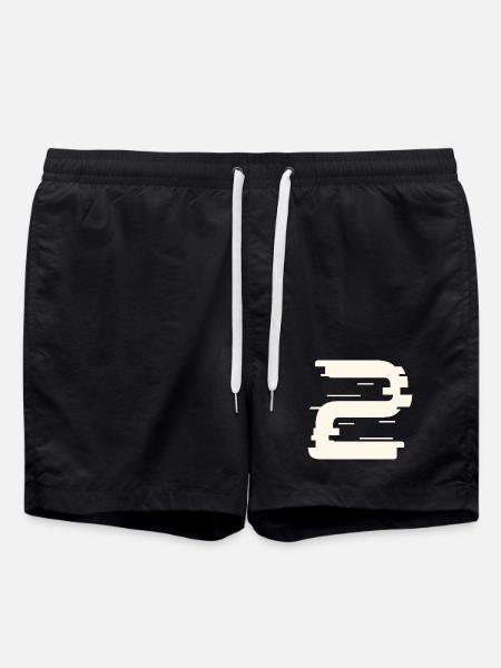 2 - Badeshorts - Schwarz