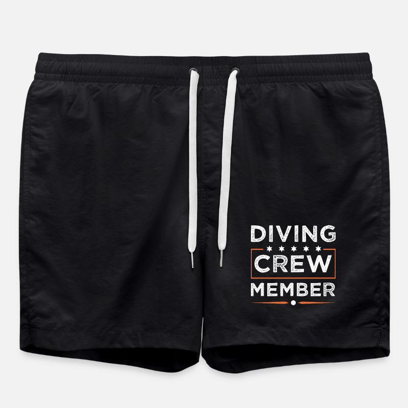 Diving Crew - Swim Trunks - black