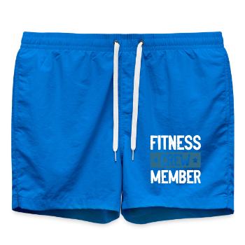 Fitness Crew - Swim Trunks - cobalt blue - Front