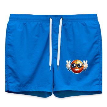 Basketball Peace - Short de bain - cobalt blue - Devant