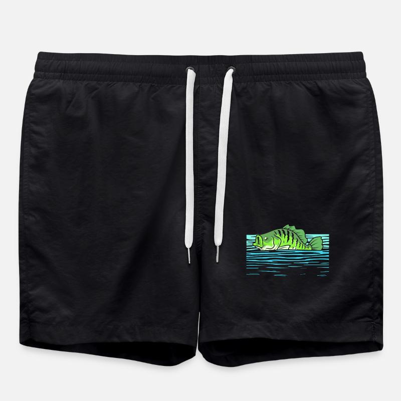 Poisson-lune Marigane Perche - Short de bain - noir