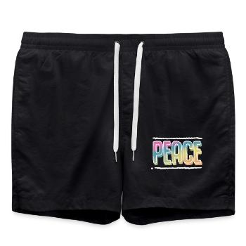 Paix - Short de bain - noir - Devant - AI Model Male 185 light (185cm)