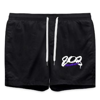808 Synthesizer Analog Drum Machine - Swim Trunks - black - Front - AI Model Male 185 light (185cm)