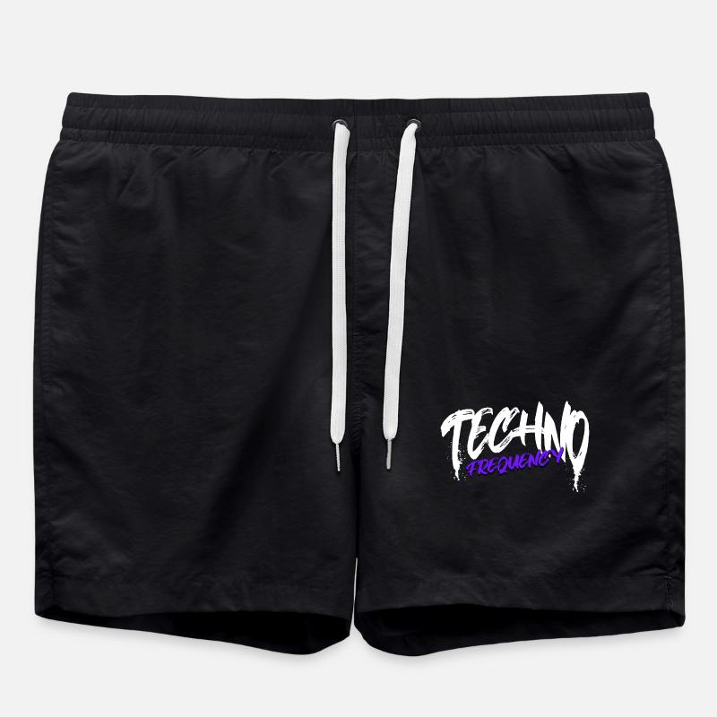 Techno - Swim Trunks - black