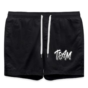 Team - Badeshorts - Schwarz - Vorne - AI Model Male 185 light (185cm)