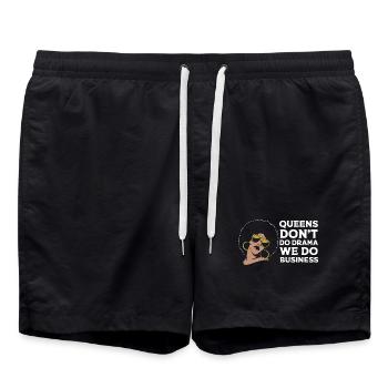 Unternehmer Workaholic - Badeshorts - Schwarz - Vorne - AI Model Male 185 light (185cm)