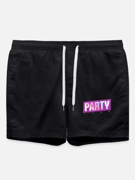 Party Crew - Swim Trunks - black