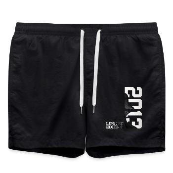 LIMITED EDITION 2013 13TH BIRTHDAY - Swim Trunks - black - Front - AI Model Male 185 light (185cm)