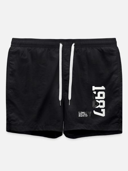 LIMITED EDITION 1987 39TH BIRTHDAY - Swim Trunks - black