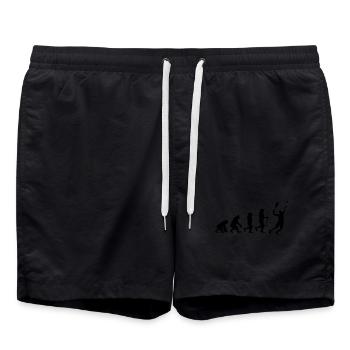 Evolution of Tennis - Swim Trunks - black - Front - AI Model Male 185 light (185cm)