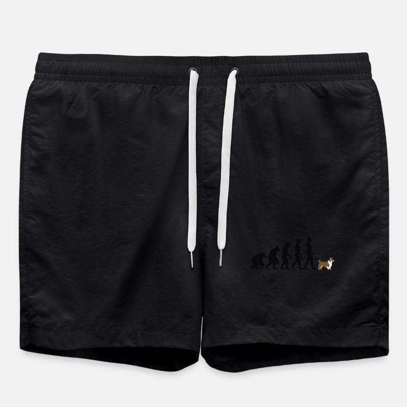 Shetland Sheepdog - Badeshorts - Schwarz