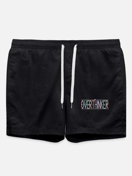 Overthinker - Swim Trunks - black