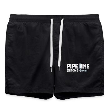 Locksmith Installer Assembly - Swim Trunks - black - Front - AI Model Male 185 light (185cm)