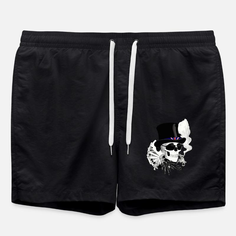 skull_londres - Short de bain - noir